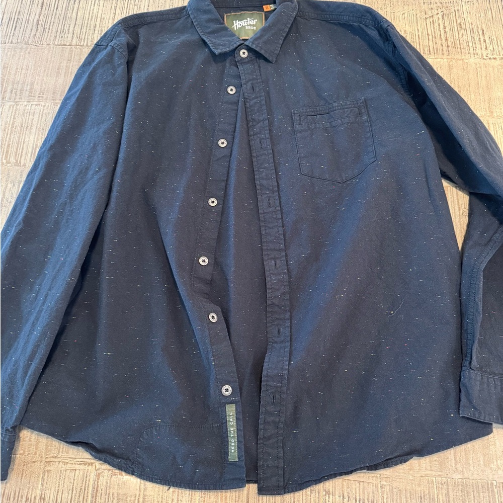 Howler Brothers Black Casual Button Down Shirt